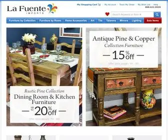 Lafuente.com(Rustic Furniture) Screenshot