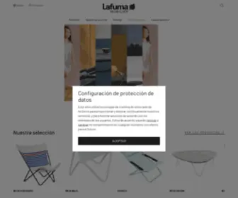 Lafuma-Mobiliario.es(Lafuma Mobilier: fabricante francés de mobiliario de jardín desde hace 60 años) Screenshot