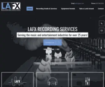 Lafx.com(Our LA Music Studio Has Been Around Over 25 Years) Screenshot