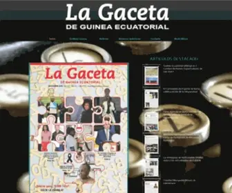 Lagacetadeguinea.com(La Gaceta de Guinea Ecuatorial) Screenshot