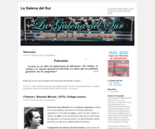 Lagalenadelsur.com(La Galena del Sur) Screenshot