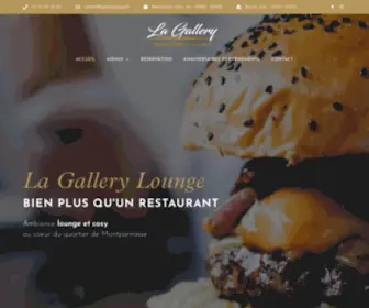 Lagallerylounge.fr(Restaurant Halal Paris 14) Screenshot