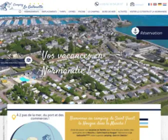 Lagallouette.com(Camping Cotentin) Screenshot