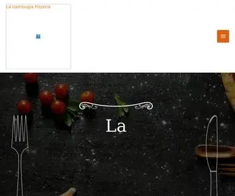 Lagambugiapizzeria.com(Pizzería La Gambugia) Screenshot