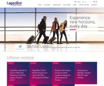 Lagardere-TR.it(Lagardère Travel Retail Italia) Screenshot