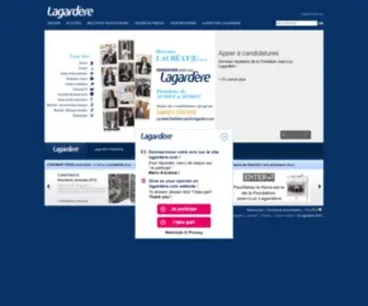 Lagardere.com(Lagardère) Screenshot