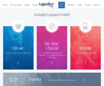 Lagardere.cz(Úvodní stránka) Screenshot