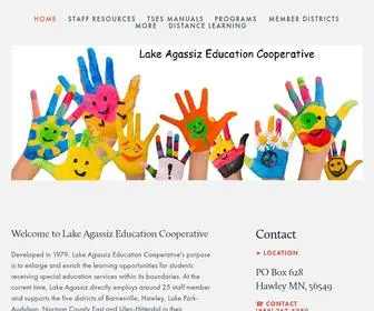 Lagassiz.com(Lake Agassiz Education Cooperative) Screenshot