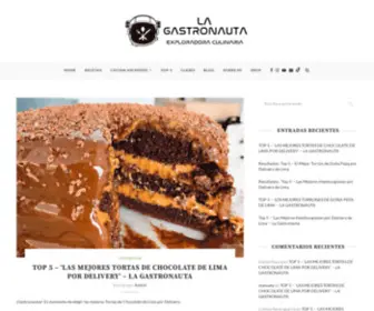 Lagastronauta.com(Mi sitio Web) Screenshot