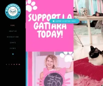 Lagattaracatcafe.com(Cat Lounge & Boutique) Screenshot