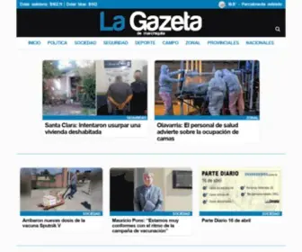 Lagazetamarchiquita.com.ar(La Gazeta de Mar Chiquita) Screenshot