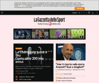 Lagazzettadellosport.it(La Gazzetta dello Sport) Screenshot