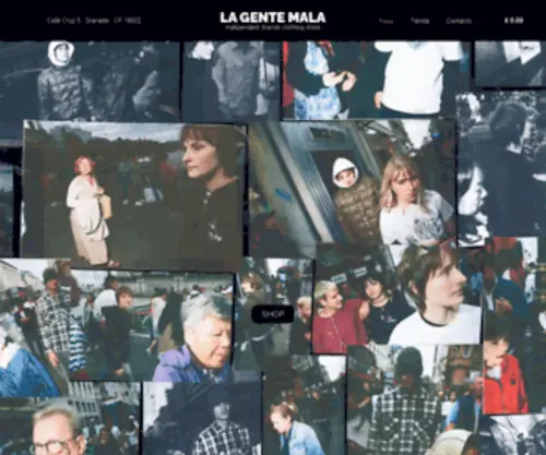 Lagentemalashop.com(Independent brands clothing store) Screenshot