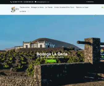 Lageria.com(Bodega La Geria) Screenshot