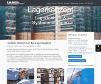 Lagerkonzept.com(Die ganze Welt der Lagertechnik) Screenshot