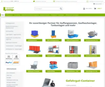 Lagertechnik-Profishop.de(Große Auswahl Umwelt) Screenshot