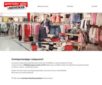 Lagerverkauf-Wuerzburg.de(Über 11.000 Paar Markenschuhe bis zu 80% reduziert. Wenn es einfach günstig sein soll) Screenshot