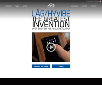 Lagguitars.com(Lâg Gitaren) Screenshot