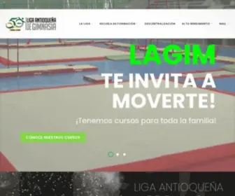 Lagim.com.co(Liga Antioqueña de Gimnasia) Screenshot