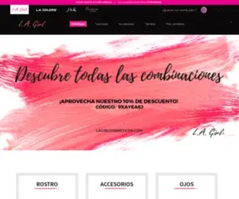 Lagirlcosmeticos.com(Compra tus productos favoritos de L.A GIRL con Cosméticos a la moda) Screenshot