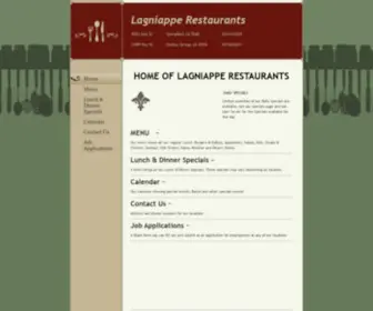 Lagniappe-Restaurant.com(Lagniappe Restaurant) Screenshot