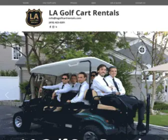 Lagolfcartrentals.com(Golf Cart Rentals) Screenshot