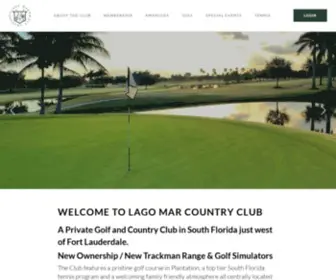 Lagomarcc.com(Lago Mar Country Club) Screenshot