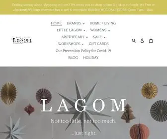 Lagomliving.net(L A G O M is a stylish) Screenshot