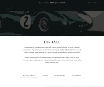 Lagonda.com(Aston Martin Lagonda) Screenshot