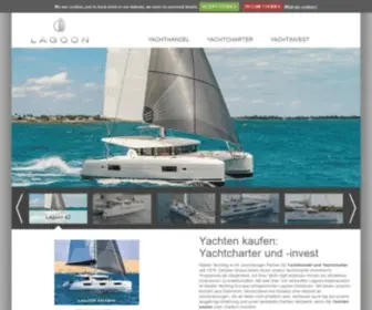 Lagoon-Katamaran.com(Lagoon Yachthandel) Screenshot