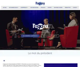 Lagora-Edhec.com(L'Agora, Tribune de l'EDHEC) Screenshot