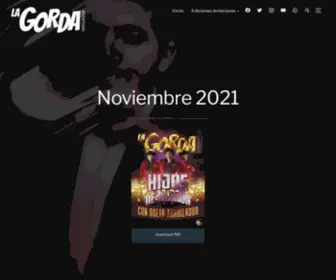 Lagordamagazine.com(La Gorda Magazine) Screenshot