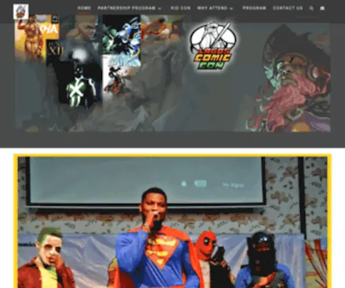 Lagoscomiccon.com(Lagos Comic Convention) Screenshot