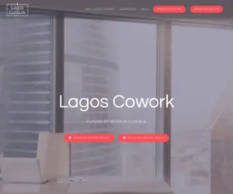 Lagoscowork.com(Flexible Workspace Solutions) Screenshot