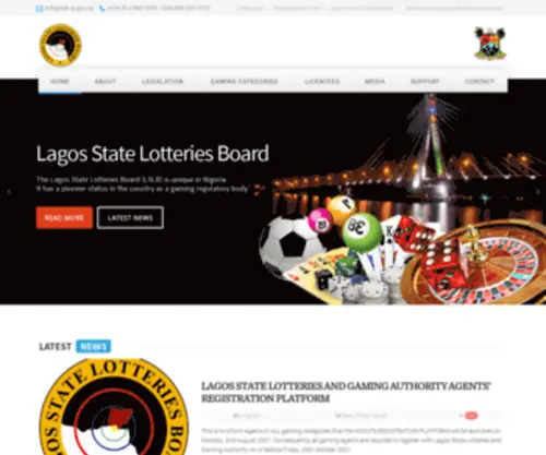Lagosstatelotteryboard.com Screenshot