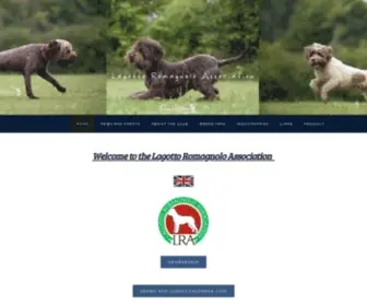 Lagottoromagnoloassociation.co.uk(Lagotto Romagnolo Association) Screenshot