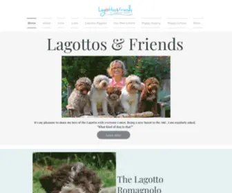 Lagottosandfriends.com(Lagotto Romagnolo Puppies) Screenshot