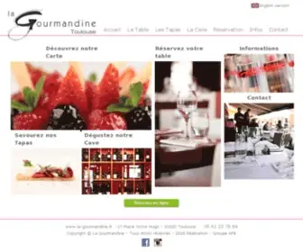 Lagourmandine-Toulouse.com(Restaurant La Gourmandine Toulouse) Screenshot