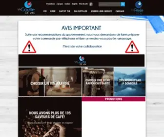 Lagouttedevin.com(Vinerie libre) Screenshot