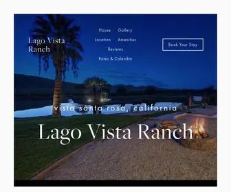 Lagovistaranch.com(Lago Vista Ranch) Screenshot