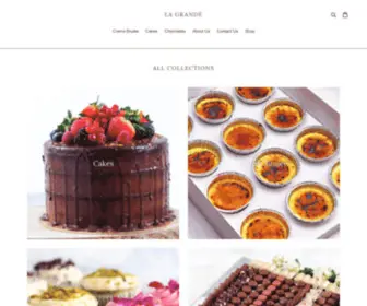 Lagrandekw.com(Order Dessert Online) Screenshot