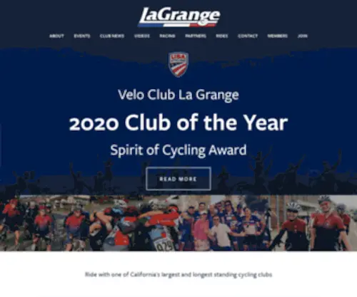 Lagrange.org(Velo Club La Grange) Screenshot