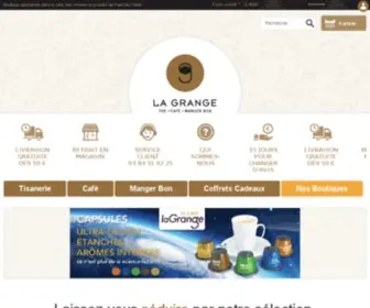 Lagrangedirect.com(Tisanerie, café laGrange) Screenshot