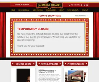 Lagrangetheatre.com(The LaGrange Theatre) Screenshot