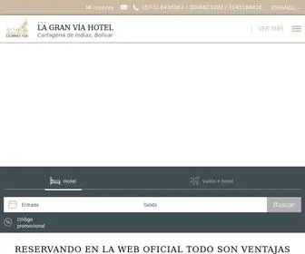 Lagranviahotel.com(La Gran Vía Hotel en Cartagena de Indias) Screenshot