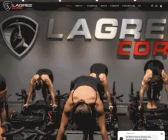 Lagreecore.com(Gym Montreal) Screenshot