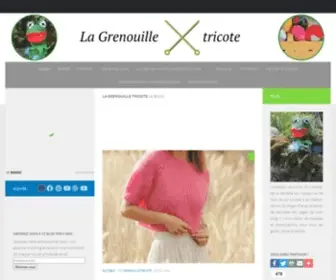 Lagrenouilletricote.com(La Grenouille Tricote) Screenshot