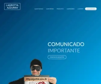 Lagrotta.com.br(LAGROTTA AZZURRA) Screenshot