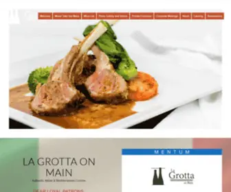 Lagrottaonmain.ca(Authentic Italian & Mediterranean Cuisine) Screenshot