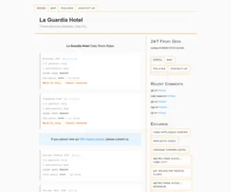 Laguardiahotelcebu.com(Our hotel) Screenshot